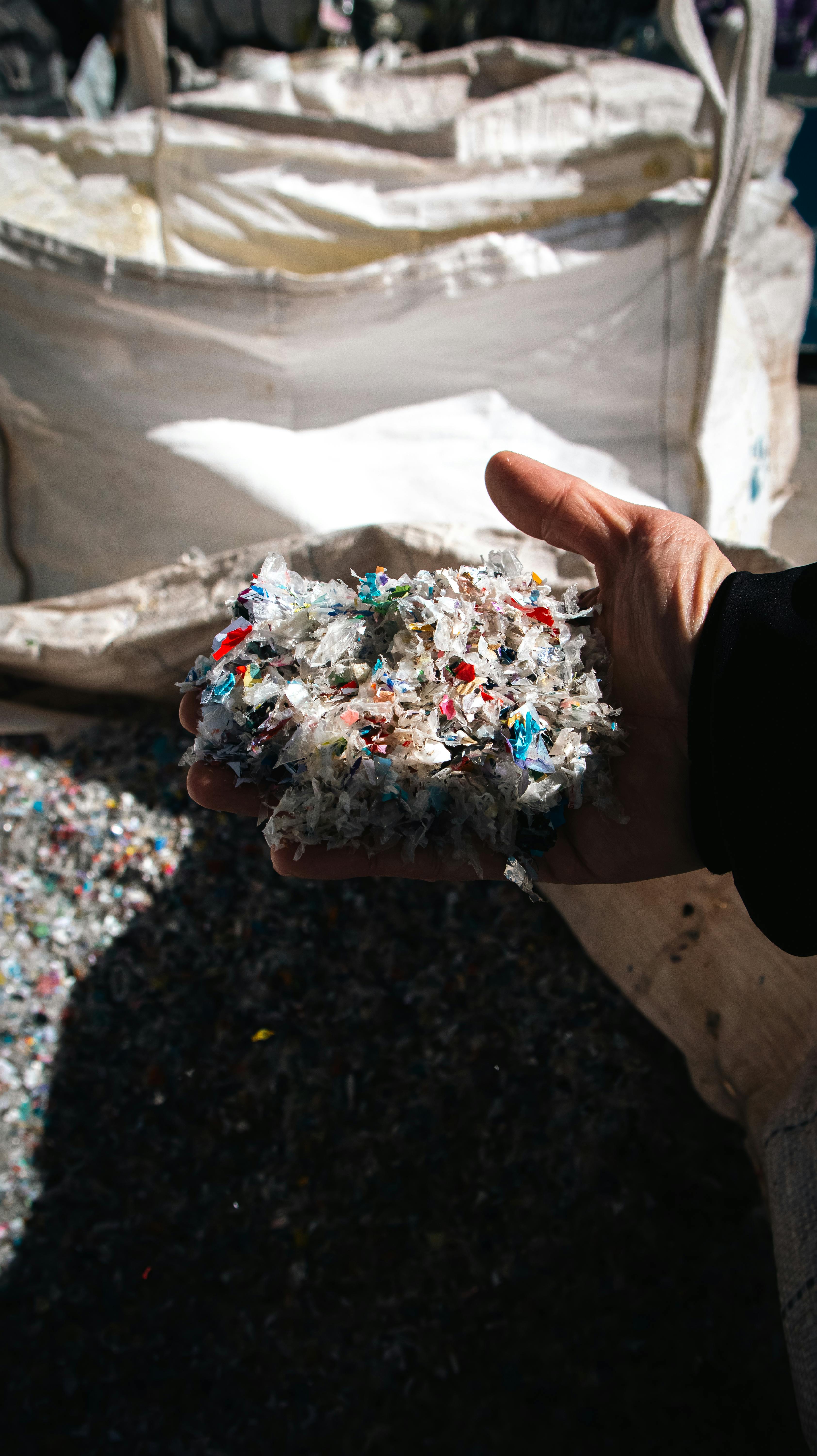 Post-consumer recycled plastic