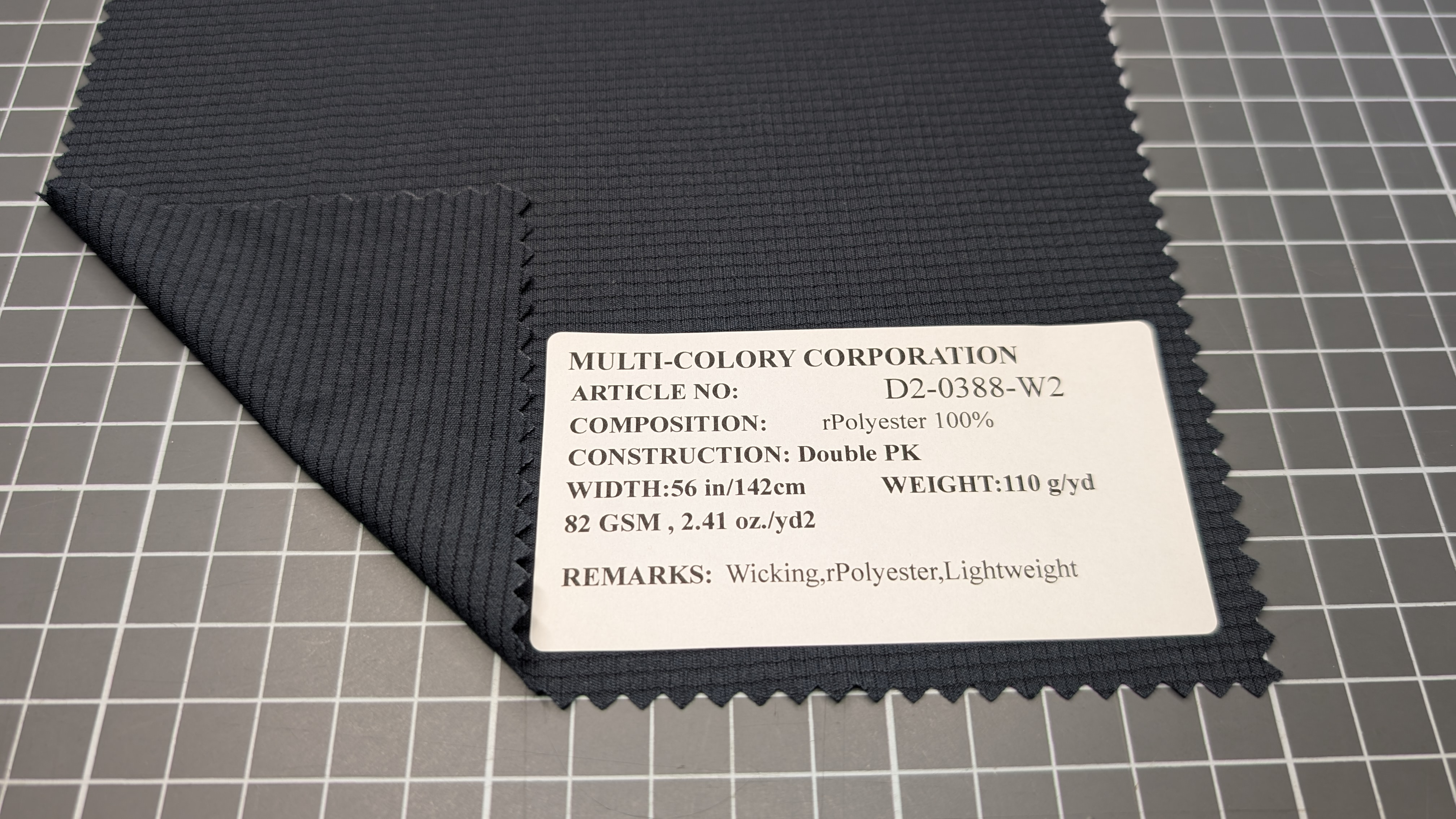 rPolyester swatch