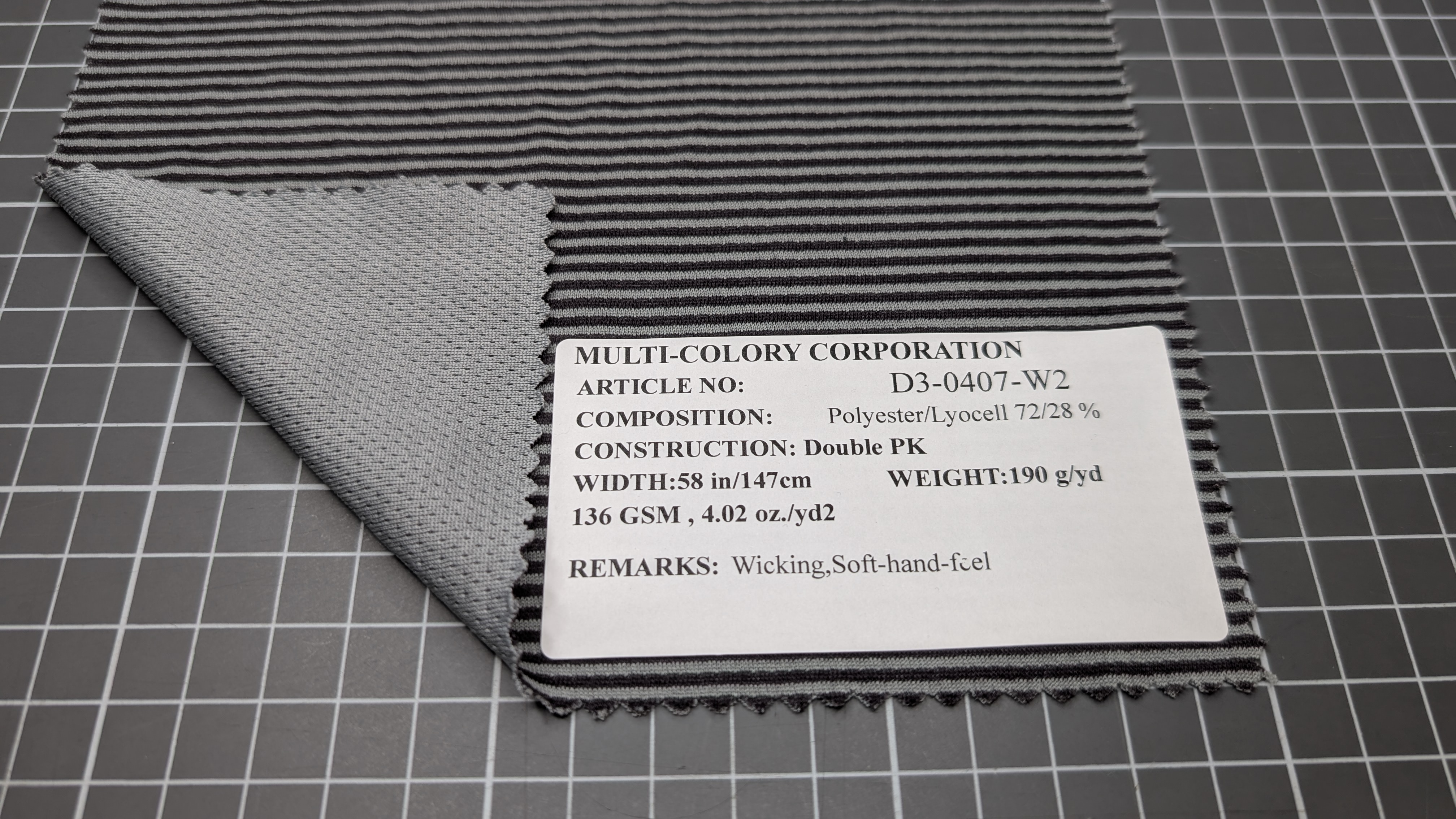 rPolyester swatch